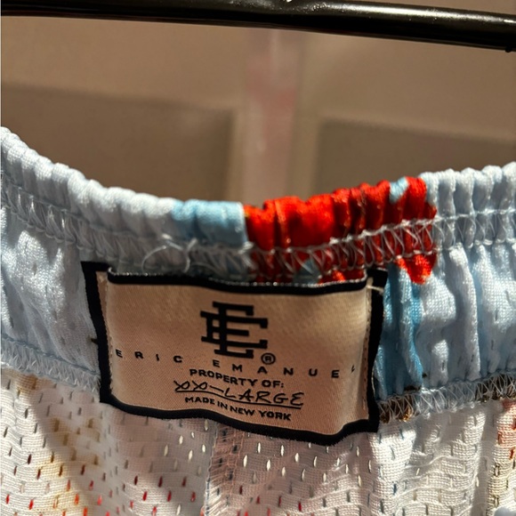 Eric Emanuel EE Floral blue short size XXL brand new - Picture 2 of 2